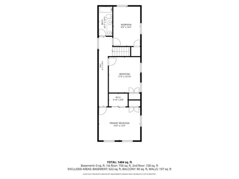 Floorplan - 3072 Sidney Ave, Cincinnati, OH 45225 photo 3 of 4
