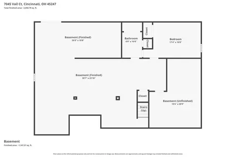 Floorplan - 7045 Vail Ct, Cincinnati, OH 45247 photo 2 of 2