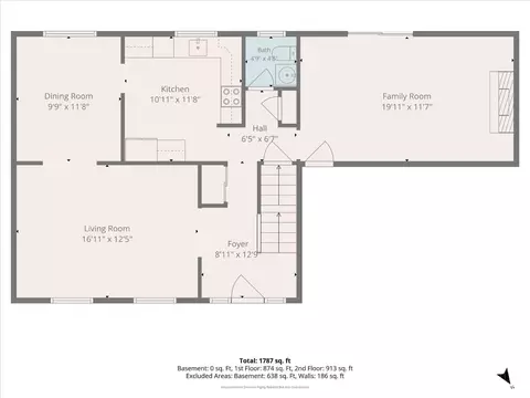 Floorplan - 1645 Mandarin Ct, Forest Park, OH 45240 photo 3 of 4
