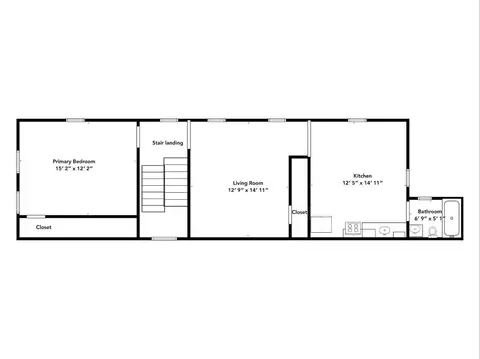 Floorplan - 305 Walnut St, Elmwood Place, OH 45216 photo 2 of 3