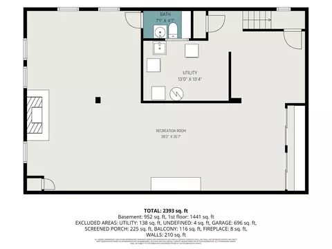 Floorplan - 6417 Mapleton Ave, Cincinnati, OH 45233 photo 1 of 2