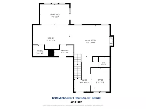 Floorplan - 1219 Michael Dr, Harrison, OH 45030 photo 1 of 3