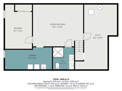 Floorplan - 1607 Krylon Dr, Reading, OH 45215 photo 1 of 4