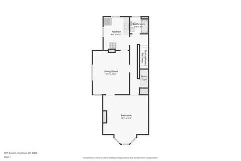 Floorplan - 1875 Knox St, Cincinnati, OH 45214 photo 1 of 3