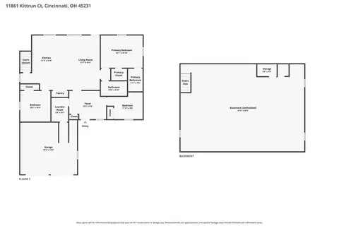 Floorplan - 11861 Kittrun Ct, Cincinnati, OH 45231 photo 1 of 1