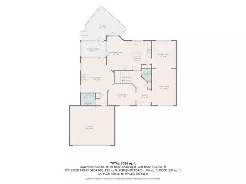 Floorplan - 7976 Ashley View Dr, Cincinnati, OH 45227 photo 1 of 2