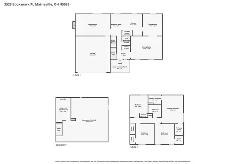 Floorplan - 3528 Bookmark Pl, Maineville, OH 45039 photo 3 of 3