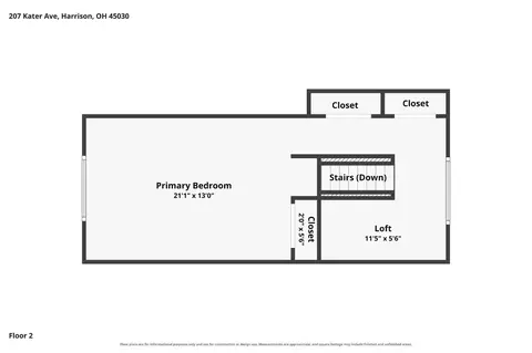 Floorplan - 207 Kater Ave, Harrison, OH 45030 photo 3 of 4