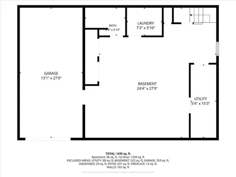 Floorplan - 5750 Timrick Ct, Cincinnati, OH 45238 photo 1 of 3