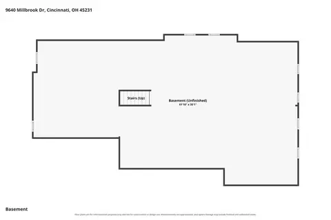 Floorplan - 9640 Millbrook Dr, Cincinnati, OH 45231 photo 2 of 3