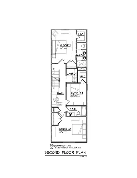 Floorplan - 3309 Bach Ave, Cincinnati, OH 45209 photo 2 of 3