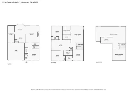 Floorplan - 5236 Crested Owl Ct, Morrow, OH 45152 photo 1 of 1