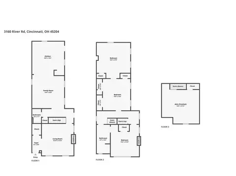Floorplan - 3160 River Rd, Cincinnati, OH 45204 photo 1 of 1
