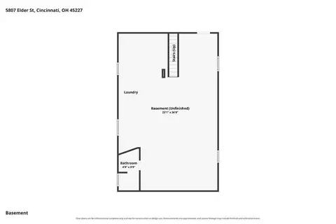 Floorplan - 5807 Elder St, Fairfax, OH 45227 photo 1 of 4