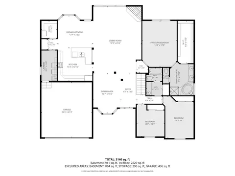 Floorplan - 4139 Brandonmore Dr, Cincinnati, OH 45255 photo 1 of 3