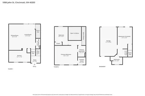 Floorplan - 1008 John St, Cincinnati, OH 45203 photo 4 of 4