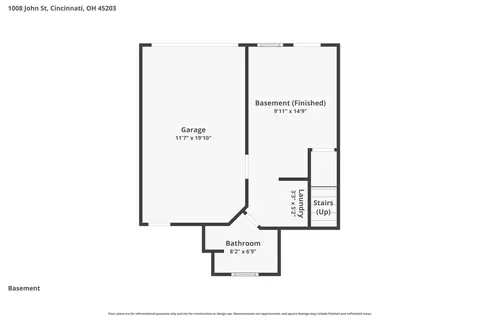 Floorplan - 1008 John St, Cincinnati, OH 45203 photo 3 of 4