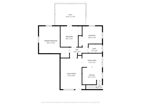 Floorplan - 1634 Centerridge Ave, Cincinnati, OH 45231 photo 1 of 2