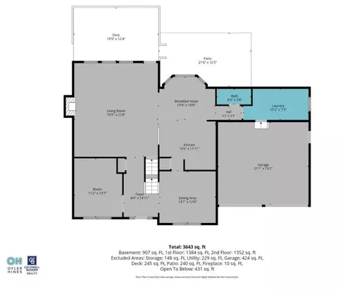 Floorplan - 12100 Deer Chase Dr, Cincinnati, OH 45240 photo 1 of 3