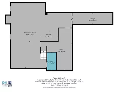 Floorplan - 12100 Deer Chase Dr, Cincinnati, OH 45240 photo 3 of 3