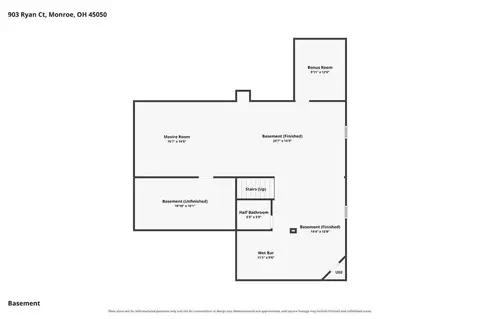 Floorplan - 903 Ryan Ct, Monroe, OH 45050 photo 3 of 4