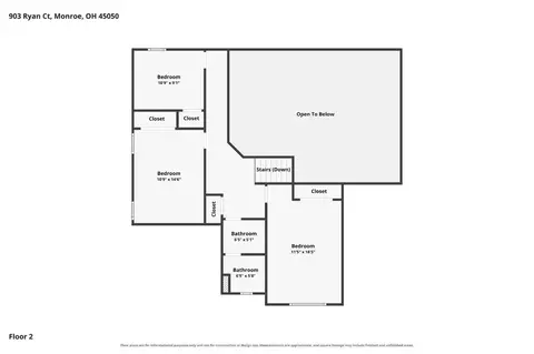 Floorplan - 903 Ryan Ct, Monroe, OH 45050 photo 2 of 4