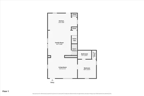 Floorplan - 6813 Merwin Ave, Cincinnati, OH 45227 photo 2 of 3