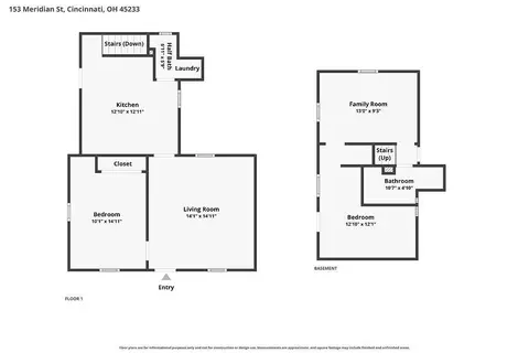 Floorplan - 153 Meridian St, Cincinnati, OH 45233 photo 1 of 1