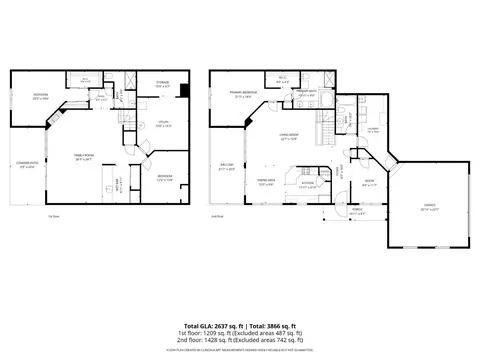 Floorplan - 7874 Gapstow Brg, Cincinnati, OH 45231 photo 1 of 1