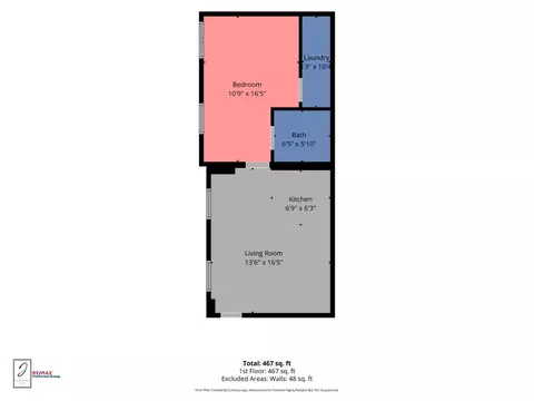 Floorplan - 215 Warner St, Cincinnati, OH 45219 photo 2 of 5