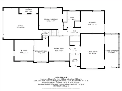 Floorplan - 7300 Brookcrest Dr, Cincinnati, OH 45237 photo 3 of 4