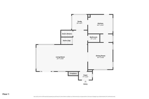Floorplan - 6348 Hamilton Ave, Cincinnati, OH 45224 photo 2 of 4