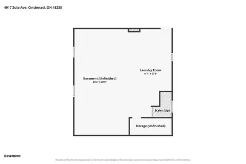 Floorplan - 4917 Zula Ave, Cincinnati, OH 45238 photo 3 of 3