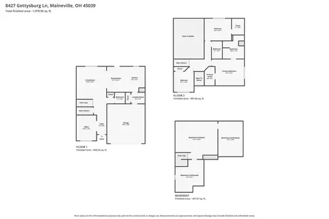 Floorplan - 8427 Gettysburg Ln, Hamilton Township, OH 45039 photo 4 of 4