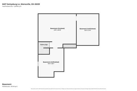 Floorplan - 8427 Gettysburg Ln, Hamilton Township, OH 45039 photo 3 of 4