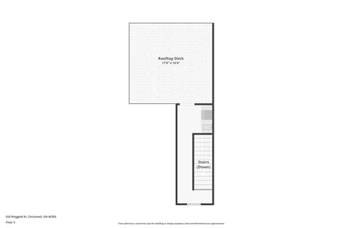 Floorplan - 533 Ringgold St, Cincinnati, OH 45202 photo 4 of 4