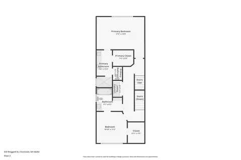 Floorplan - 533 Ringgold St, Cincinnati, OH 45202 photo 2 of 4