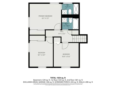 Floorplan - 5494 Cleander Dr, Cincinnati, OH 45238 photo 2 of 3