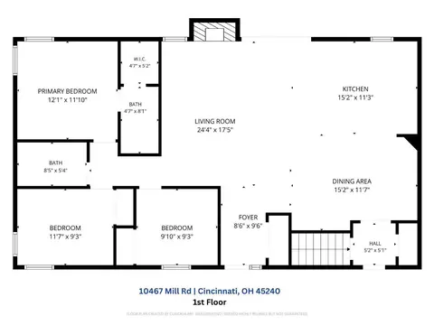 Floorplan - 10467 Mill Rd, Cincinnati, OH 45240 photo 2 of 2