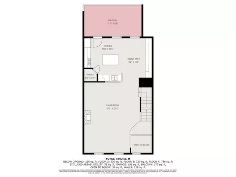 Floorplan - 1015 Cutter St, Cincinnati, OH 45203 photo 3 of 4