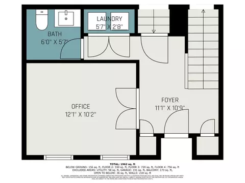 Floorplan - 1015 Cutter St, Cincinnati, OH 45203 photo 2 of 4