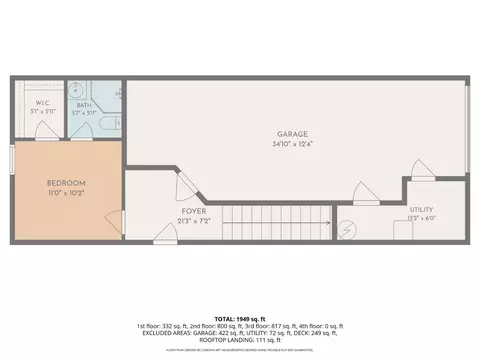 Floorplan - 540 Slack St, Cincinnati, OH 45202 photo 2 of 5