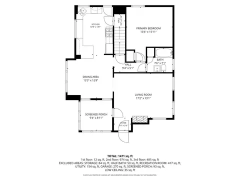 Floorplan - 3333 Meyer Pl, Cincinnati, OH 45211 photo 1 of 1