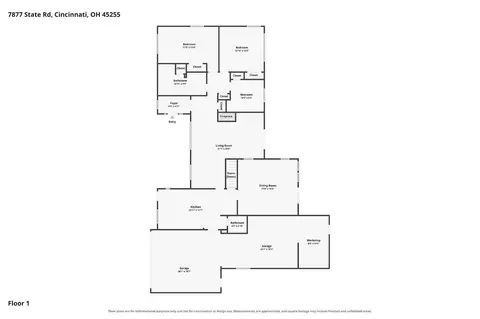 Floorplan - 7877 State Rd, Cincinnati, OH 45255 photo 1 of 2
