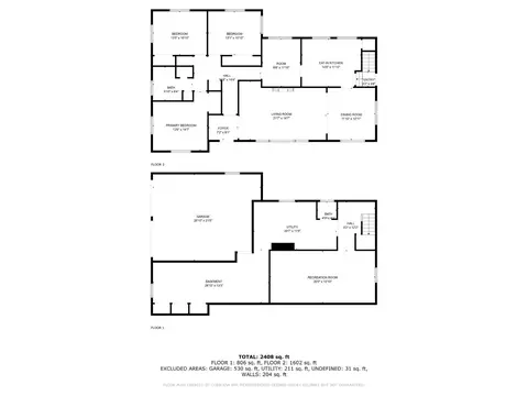 Floorplan - 6955 Carroll Ave, Cincinnati, OH 45236 photo 3 of 3