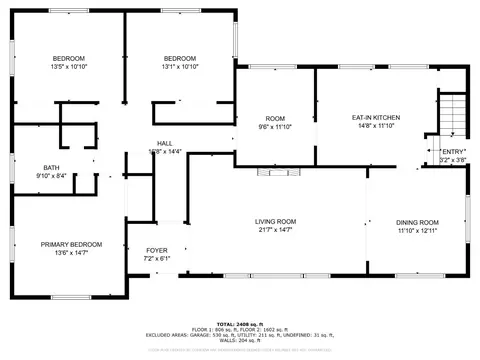 Floorplan - 6955 Carroll Ave, Cincinnati, OH 45236 photo 1 of 3