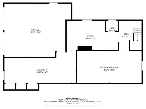 Floorplan - 6955 Carroll Ave, Cincinnati, OH 45236 photo 2 of 3
