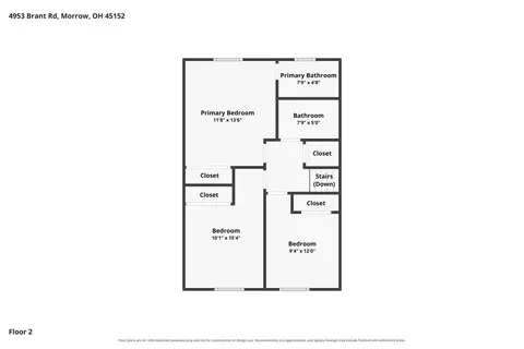 Floorplan - 4953 Brant Rd, Morrow, OH 45152 photo 4 of 4