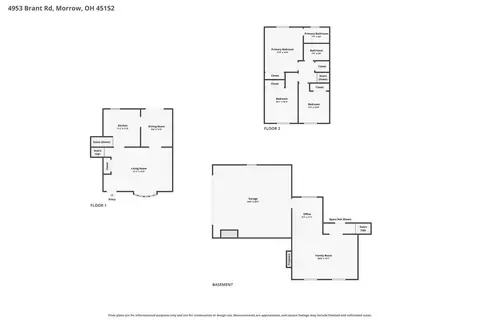 Floorplan - 4953 Brant Rd, Morrow, OH 45152 photo 2 of 4