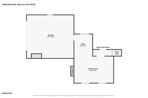 Floorplan - 4953 Brant Rd, Morrow, OH 45152 photo 1 of 4